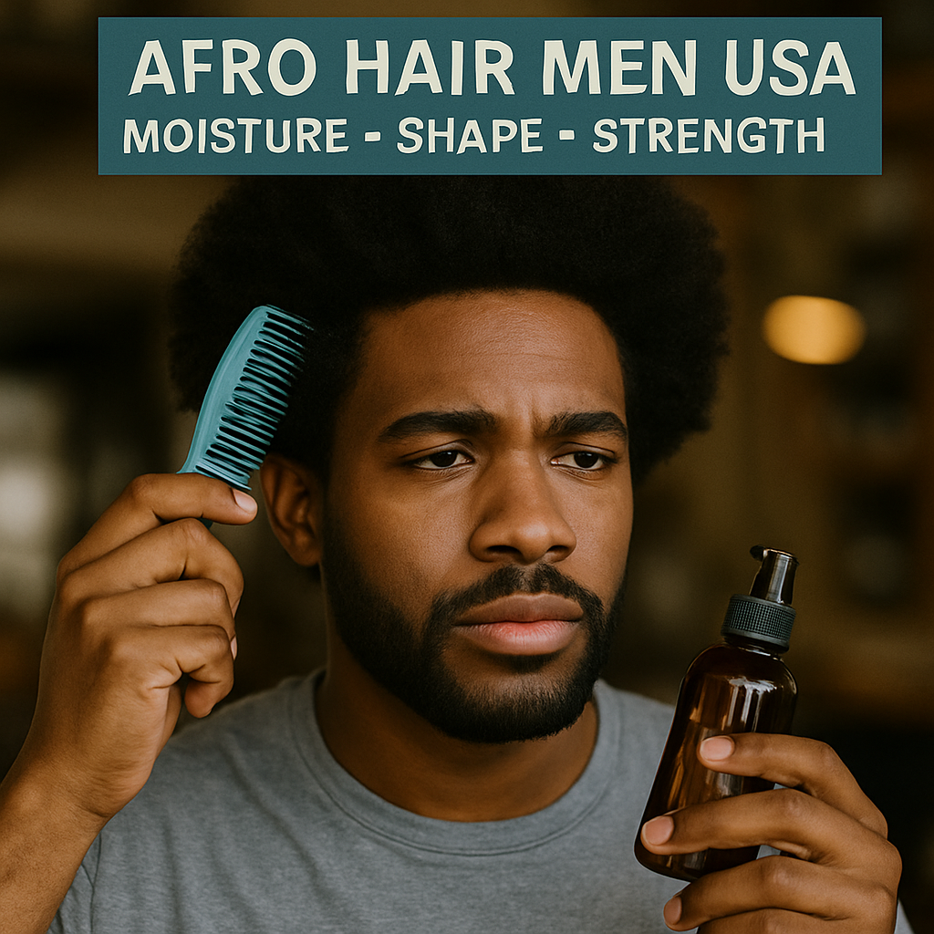 Afro Hair Men Style mademencosmetics.com