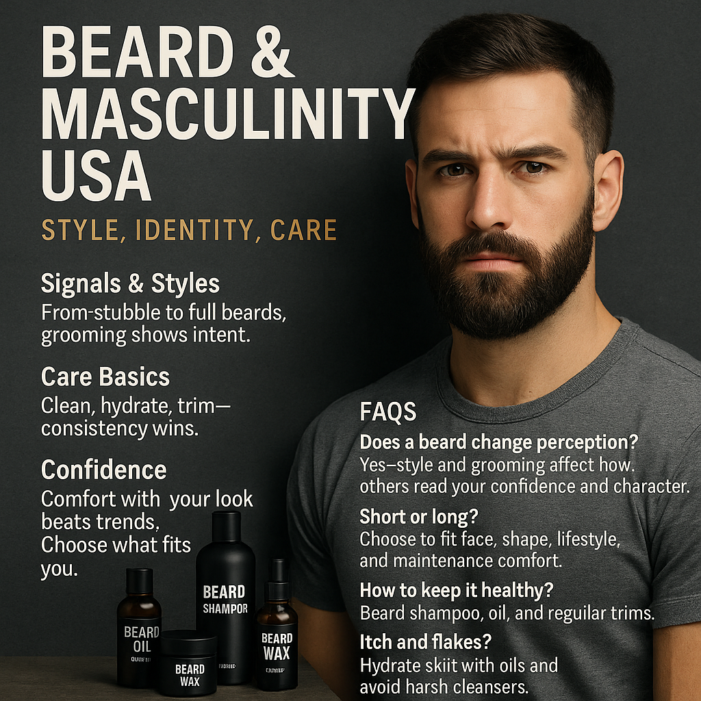 Beard and Masculinity  mademencosmetics.com