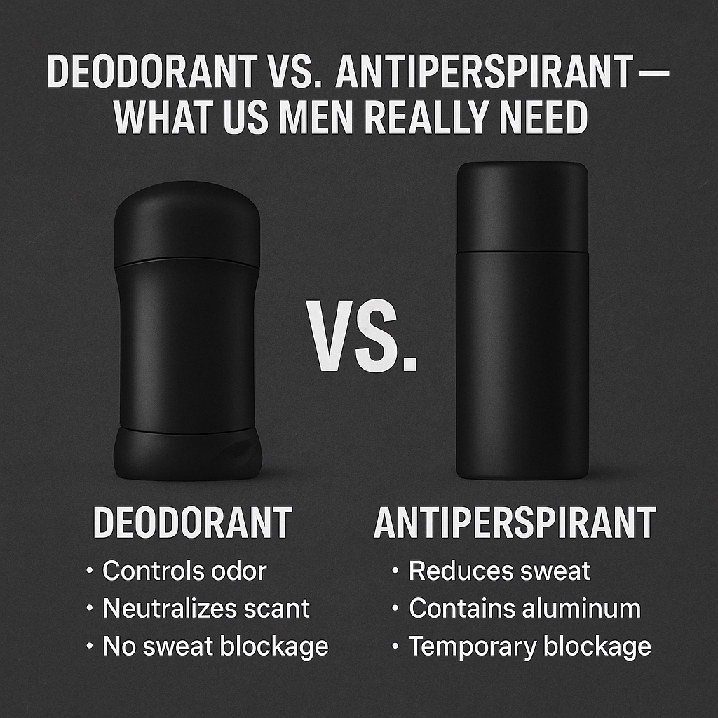 Deodorant vs Antiperspirant – US Men’s Guide